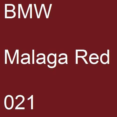 BMW, Malaga Red, 021.